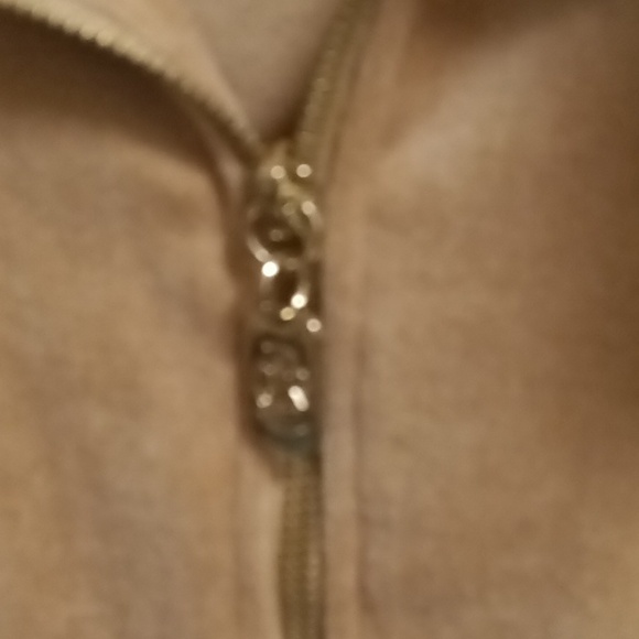 FINAL PRICE MICHAEL MICHAEL KORS tan pantsuit w gold hardware XL - Picture 4 of 15